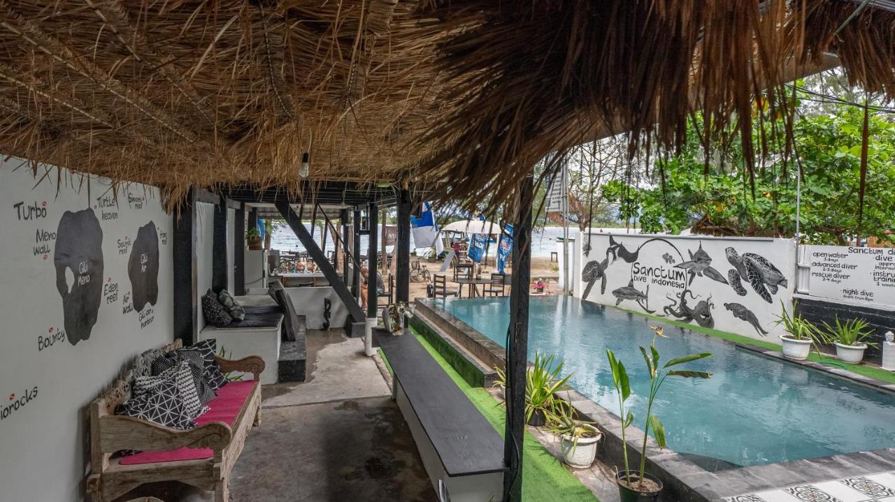 Sanctum Dive Villa With Private Pool Gili Trawangan Eksteriør bilde